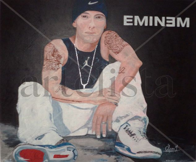 Eminem Acrílico Tela Figura