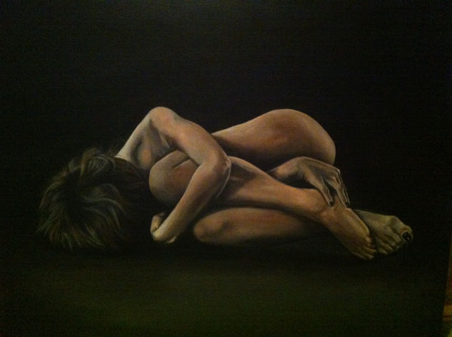 Ausencia Acrylic Canvas Nude Paintings