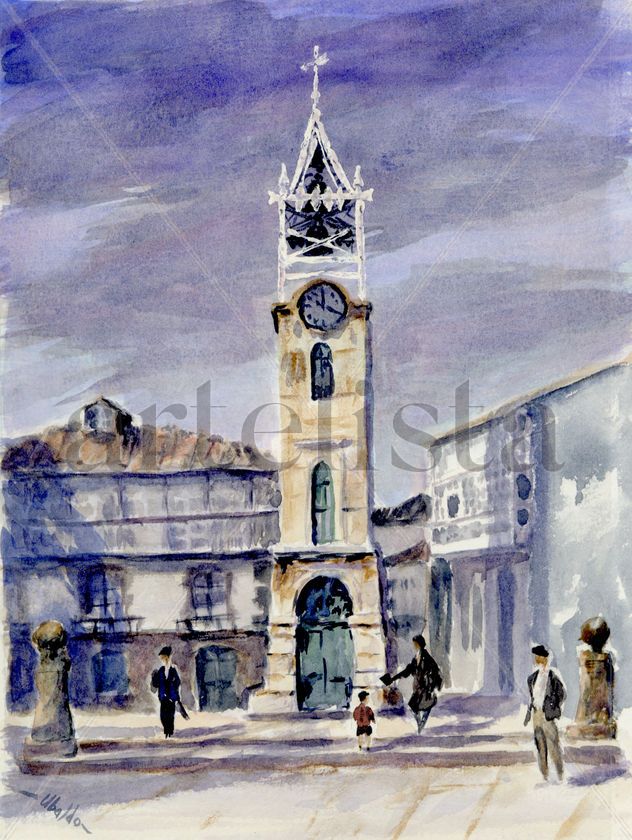 La plaza del reloj