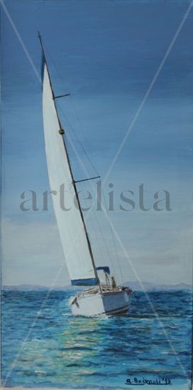 Sueño de Miryam Oil Canvas Marine Painting