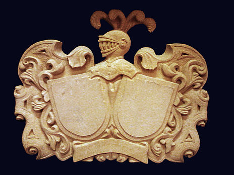 Escudo heráldico doble