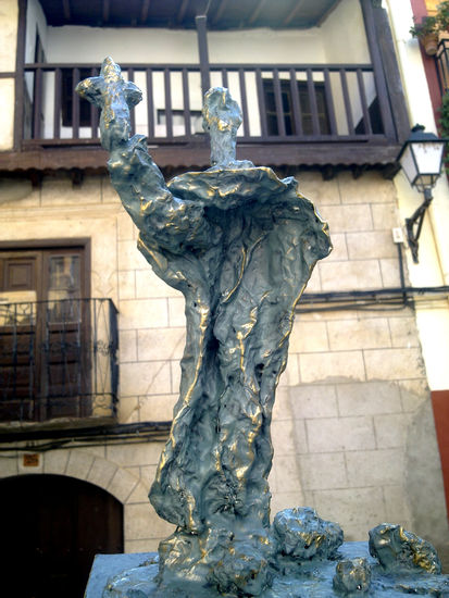 SAN PEDRO DE ALCÁNTARA PREDICANDO Metal Figurativa