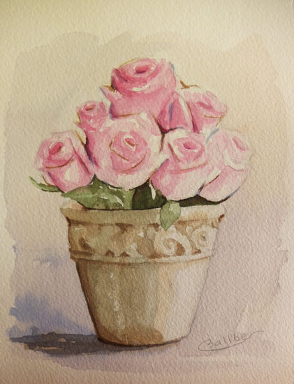 Flores Watercolour Paper Floral Painting