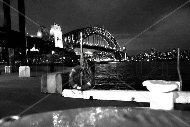 Harbour Bridge, Sydney Arquitectura e interiorismo Blanco y Negro (Digital)