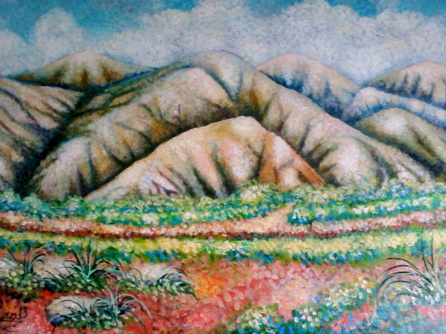 montañas Acrylic Canvas Landscaping