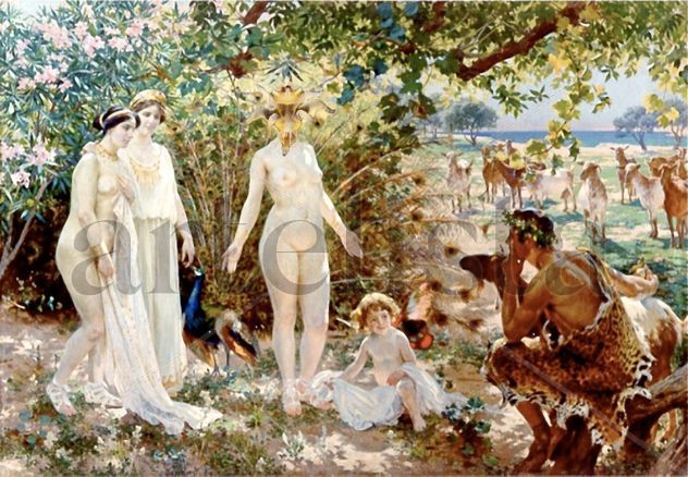 LA COSA Enrique Simonet El Juicio de Paris 1904
