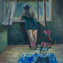 Niña con rosas