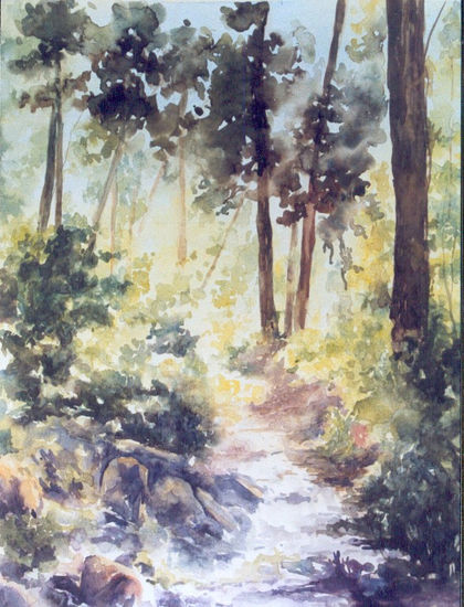 Los Lleuques Watercolour Paper Landscaping