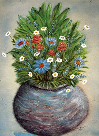 "Jarrón con Flores"