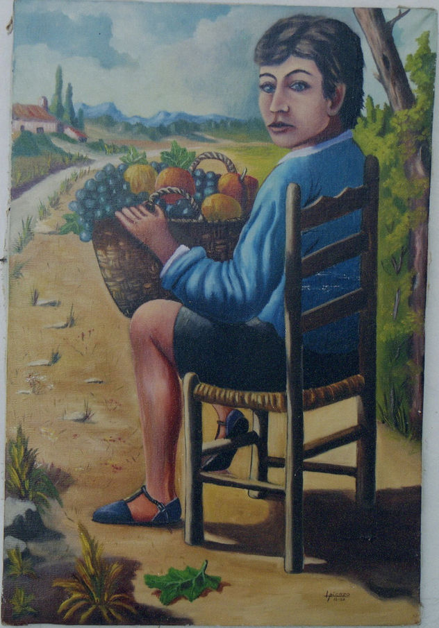 NIÑO CON FRUTAS