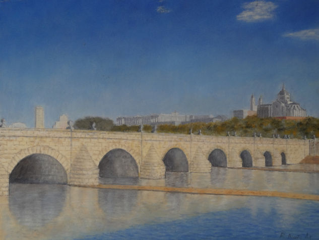 Madrid. Puente de Segovia Oil Canvas Landscaping