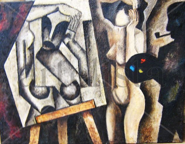 EL PINTOR Y LA MODELO