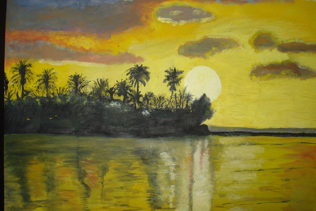 atardecer Oil Paper Landscaping