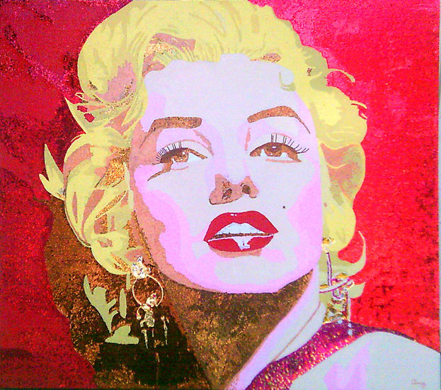 marylin Canvas Figure