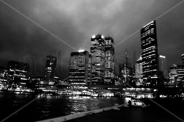 Cirucular  Quay, Sydney Arquitectura e interiorismo Blanco y Negro (Digital)