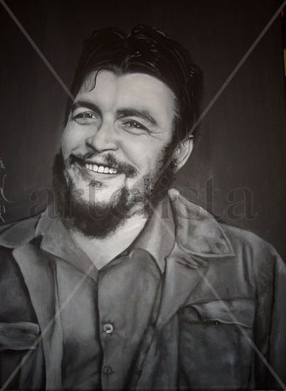 El Che Oil Canvas Portrait