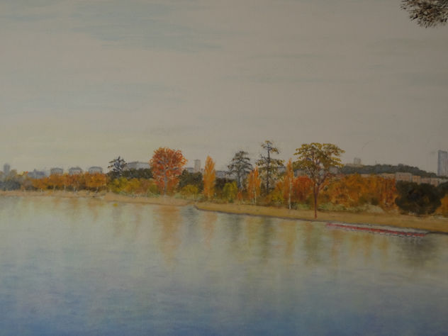 Madrid, lago casa de campo