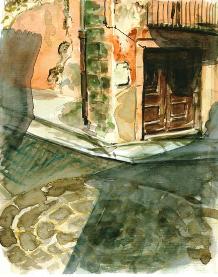 Rincón en Catí Watercolour Paper Landscaping