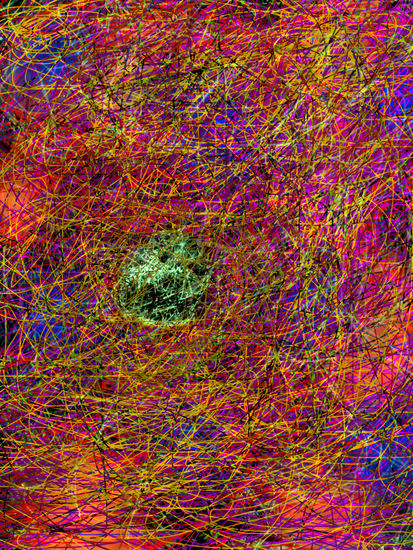 Monstruo del espacio Conceptual/Abstract Color (Digital)