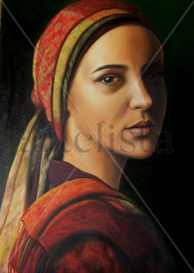 La Mora Oil Canvas Portrait