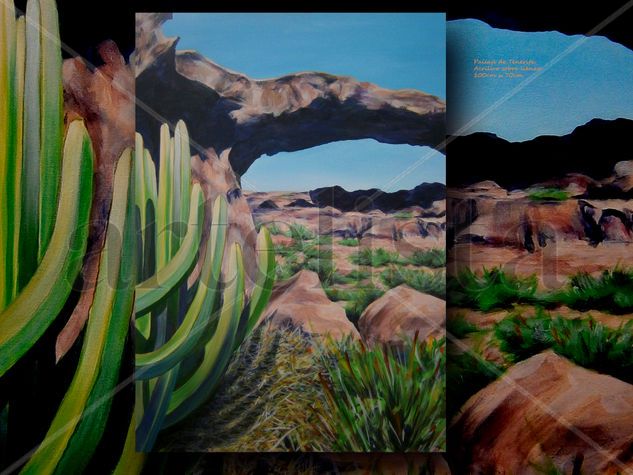 sur/este Canarias Acrylic Canvas Landscaping