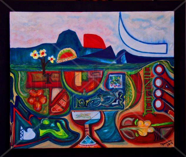 Paisaje Y Bodegon Oil Canvas Landscaping