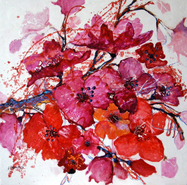 Galanta roz,oil/canvas by Bissinger