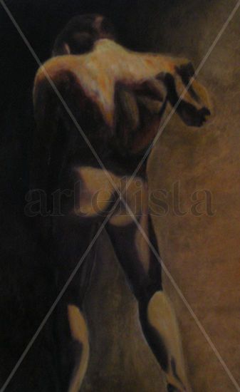 Nude Man Óleo Lienzo Desnudos