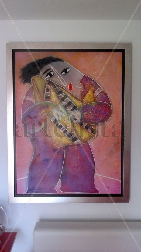 Hombre tocando el...