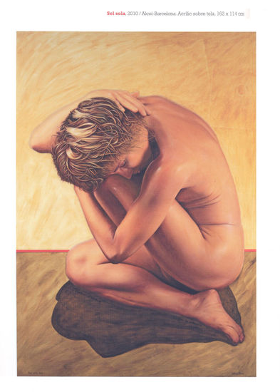 Sol sola, 2010. Antoni Miro Acrílico Lienzo Desnudos