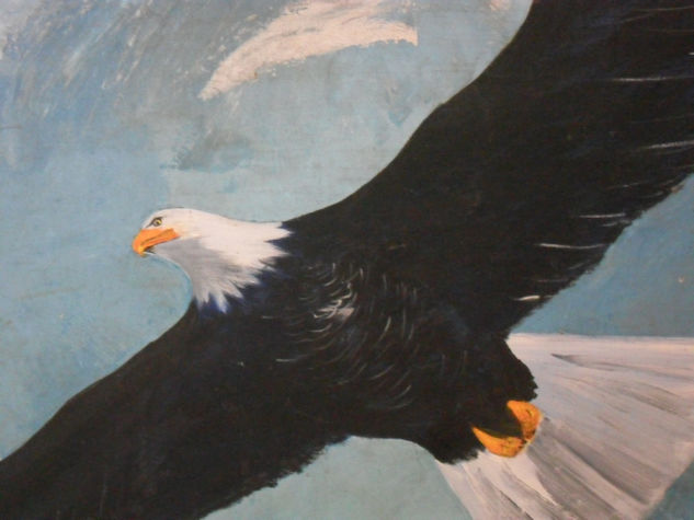 Aguila Azul Oil Canvas Animals