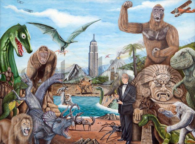 The world of Willis O´Brien - Painting