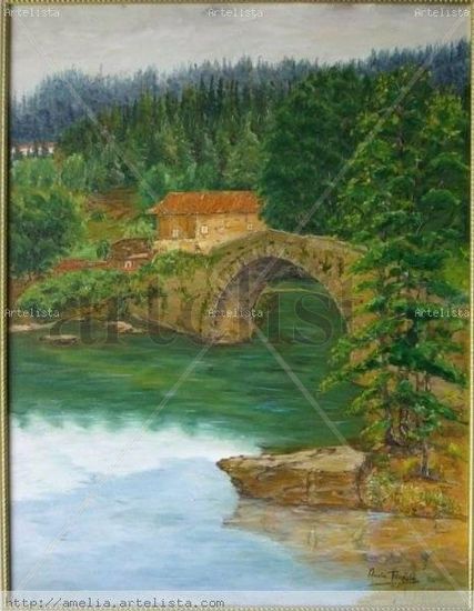 Valle de Altube Oil Canvas Landscaping