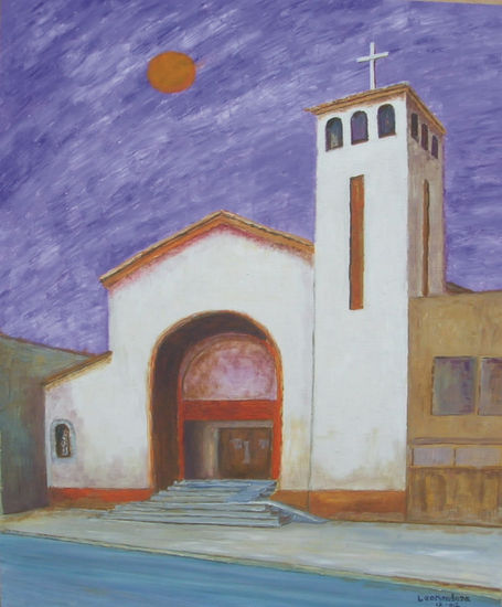 IGLESIA DE SAN ANTONIO Oil Panel Others