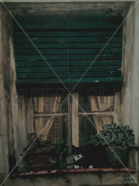 Raska en la ventana