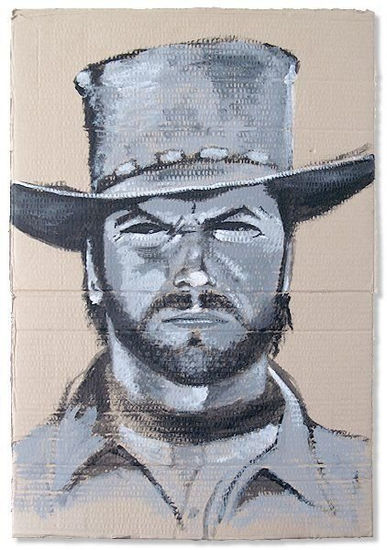 clint eastwood Acrylic Others Portrait