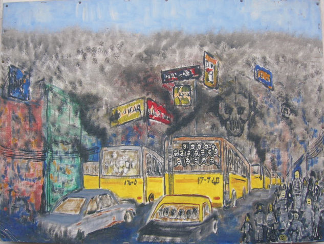 SMOG CITY Oil Canvas Others