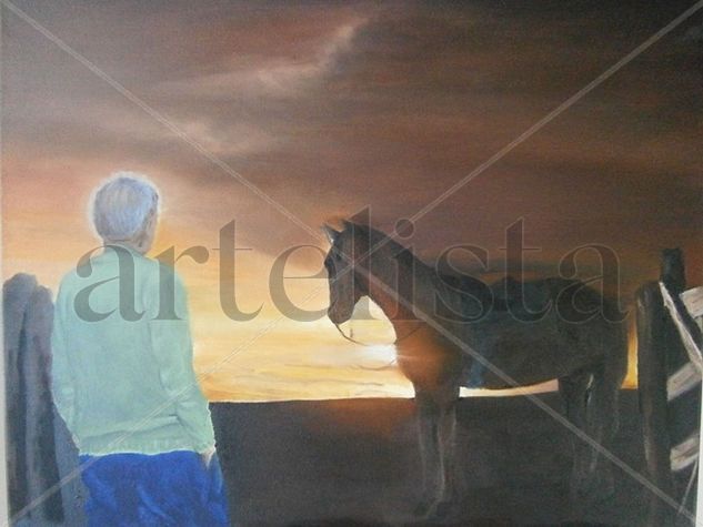 Atardecer Oil Canvas Landscaping