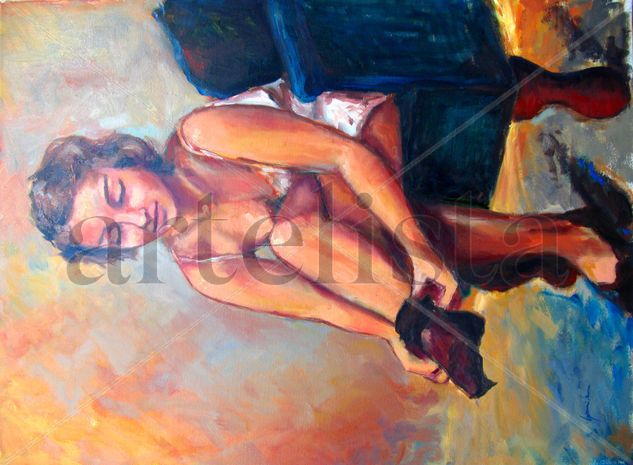 ilusión Oil Canvas Figure Painting