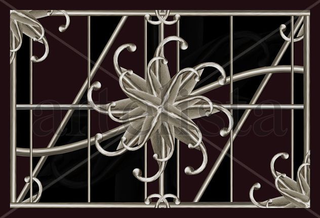 Digital Decorative Ornament Collage