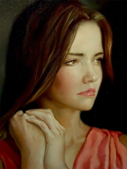 RETRATO Oil Canvas Portrait