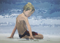 Niño en la Playa