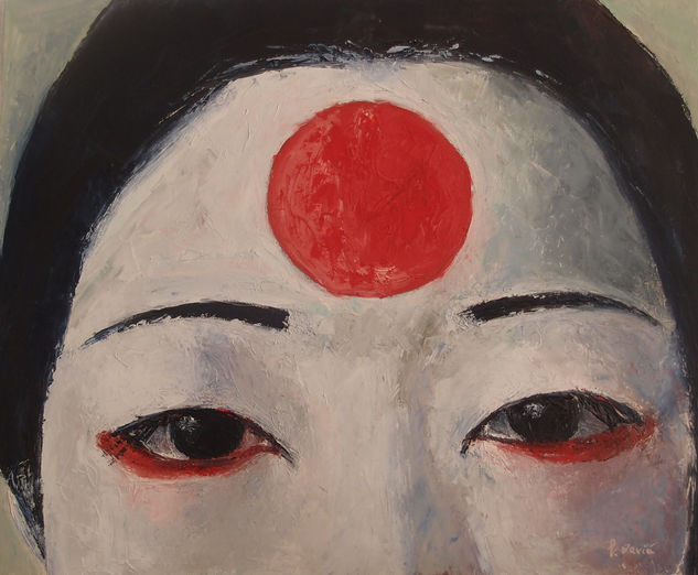 Mujer japonesa Oil Canvas Figure Painting