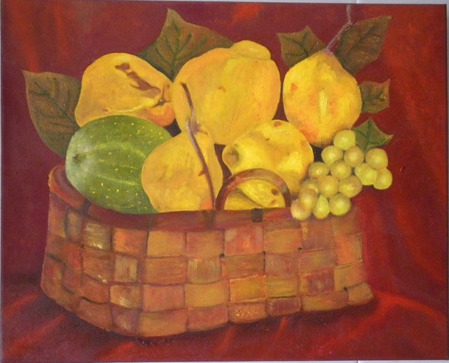 Membrillos Oil Canvas Still Life Paintings