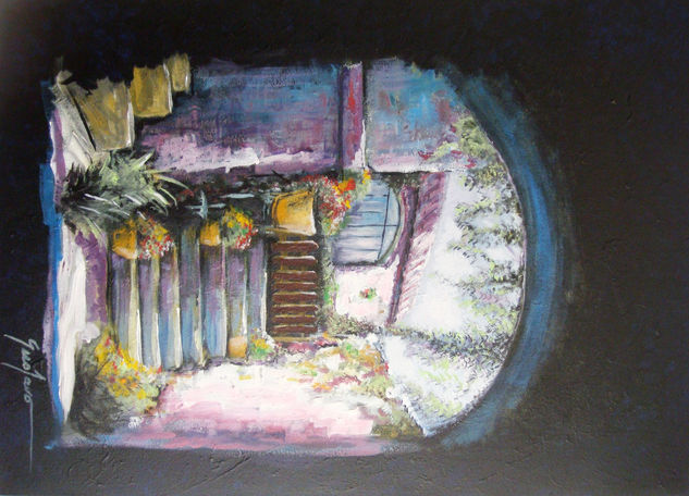 El patio Acrylic Canvas Landscaping