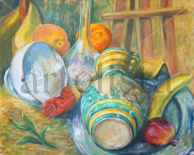 Bodegón en el taller Oil Canvas Still Life Paintings