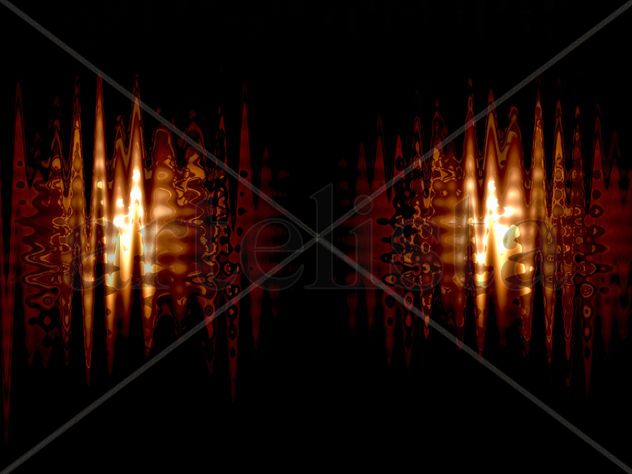 Abstractos zigzagueantes de luz.