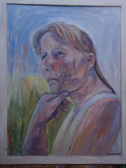 Matilde Oil Panel Portrait