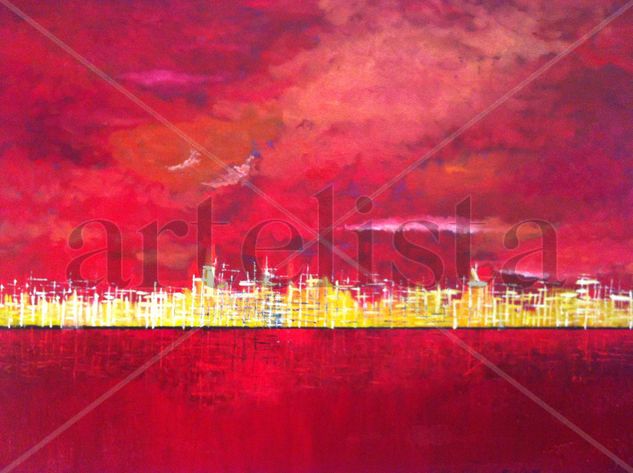 Ciudad Oil Canvas Landscaping