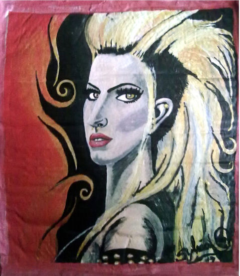 virgen punk 03 Acrylic Others Portrait